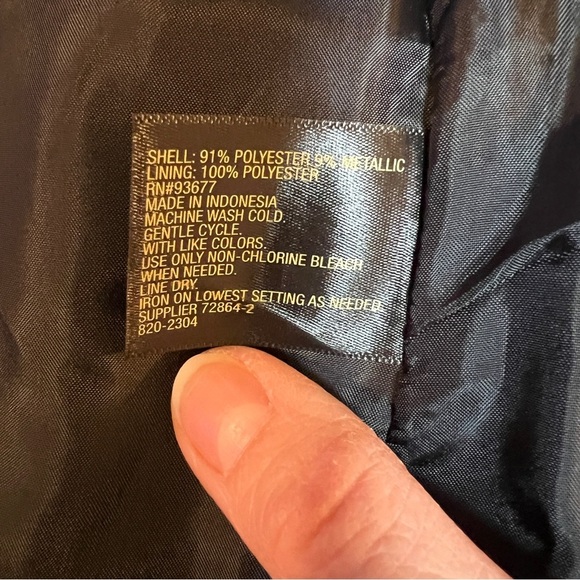 Worthington Gold Pebble Metallic Shimmer Pencil Holiday Celebration Classy Skirt - Picture 13 of 15